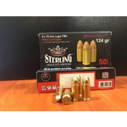 Sterling 9mm Luger 124gr FMJ
