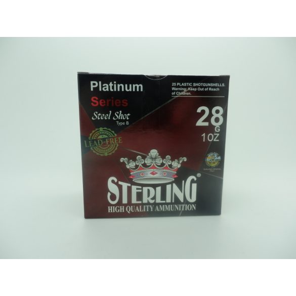 Sterling Platinum 12/70 28gr  (7) 2,5mm acélsörétes lőszer