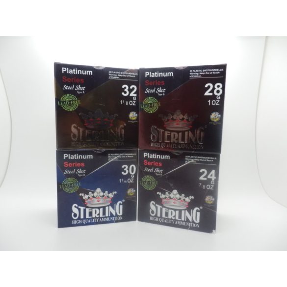 Sterling Platinum 12/70 32gr  (5) 3 mm acélsörétes lőszer