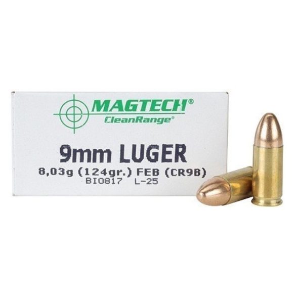 Magtech 9mm Luger 124gr FMJ Clean Range