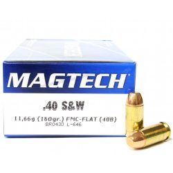 Magtech .40S&W 180gr FMJ flat