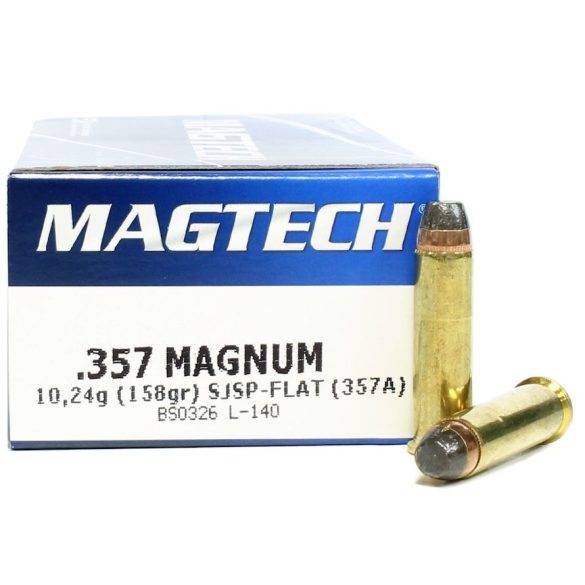 Magtech .357 Magnum 158gr SJSP flat w/o nickel