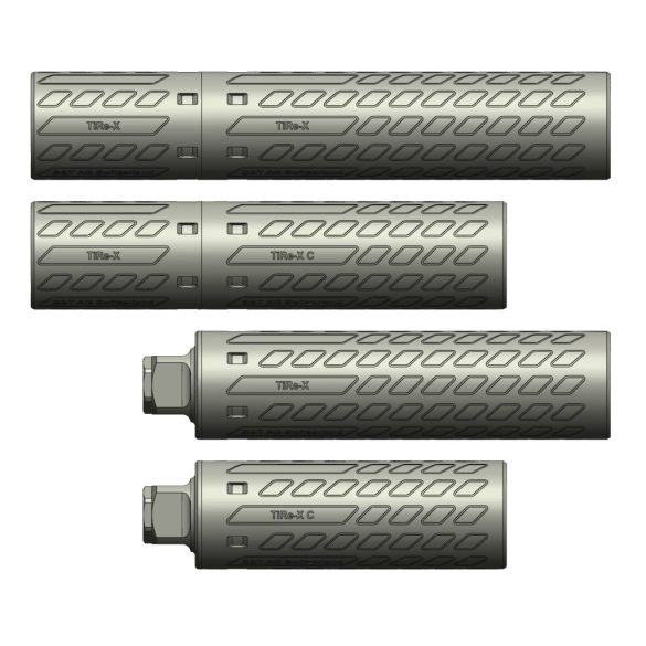 B&T hangtompító TiRE-X 8mm overbarrel  5/8"x24UNEF